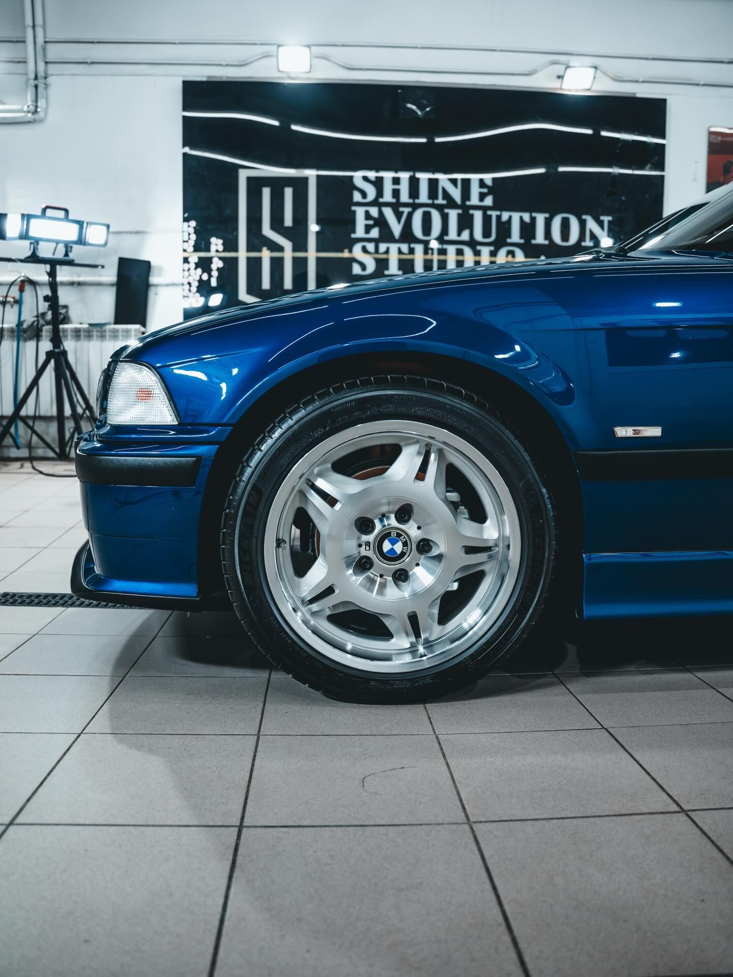 Przód BMW E36 Cabrio po pełnym zabezpieczeniu