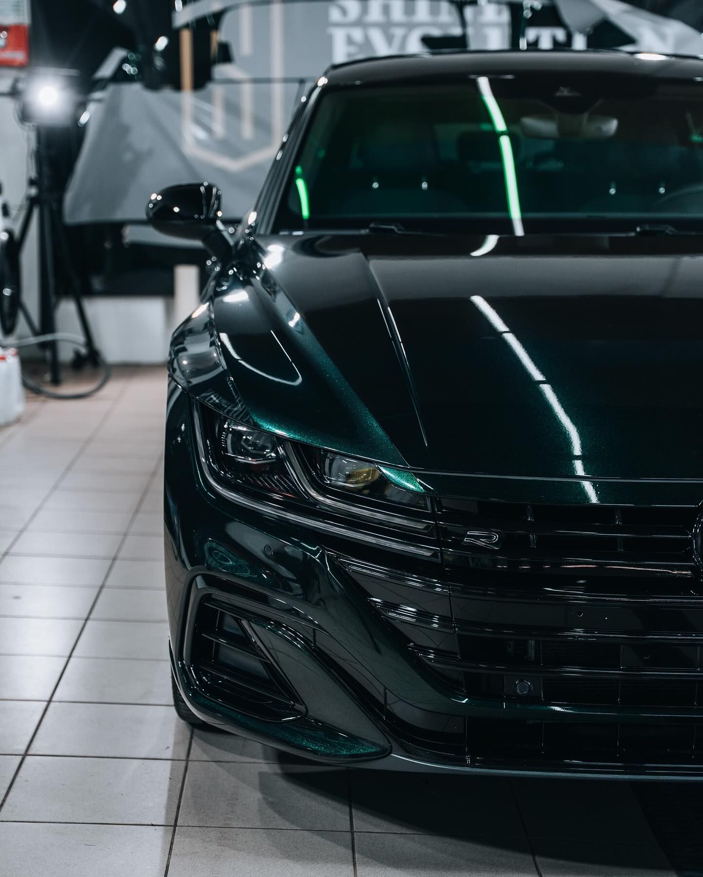 Detal lamp VW Arteon po stylizacji